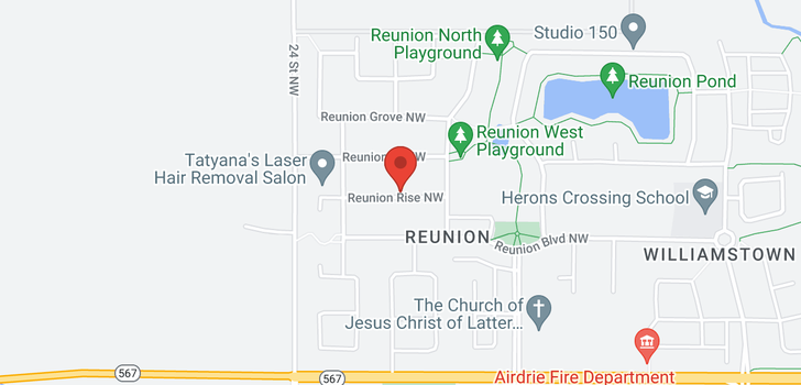 map of 2312 REUNION Rise NW